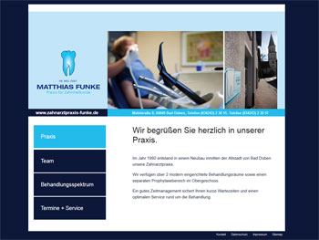Screenshot Website